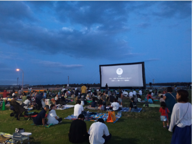 大磯海辺の映画館